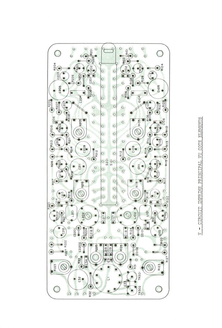 Scanned image of circuit board